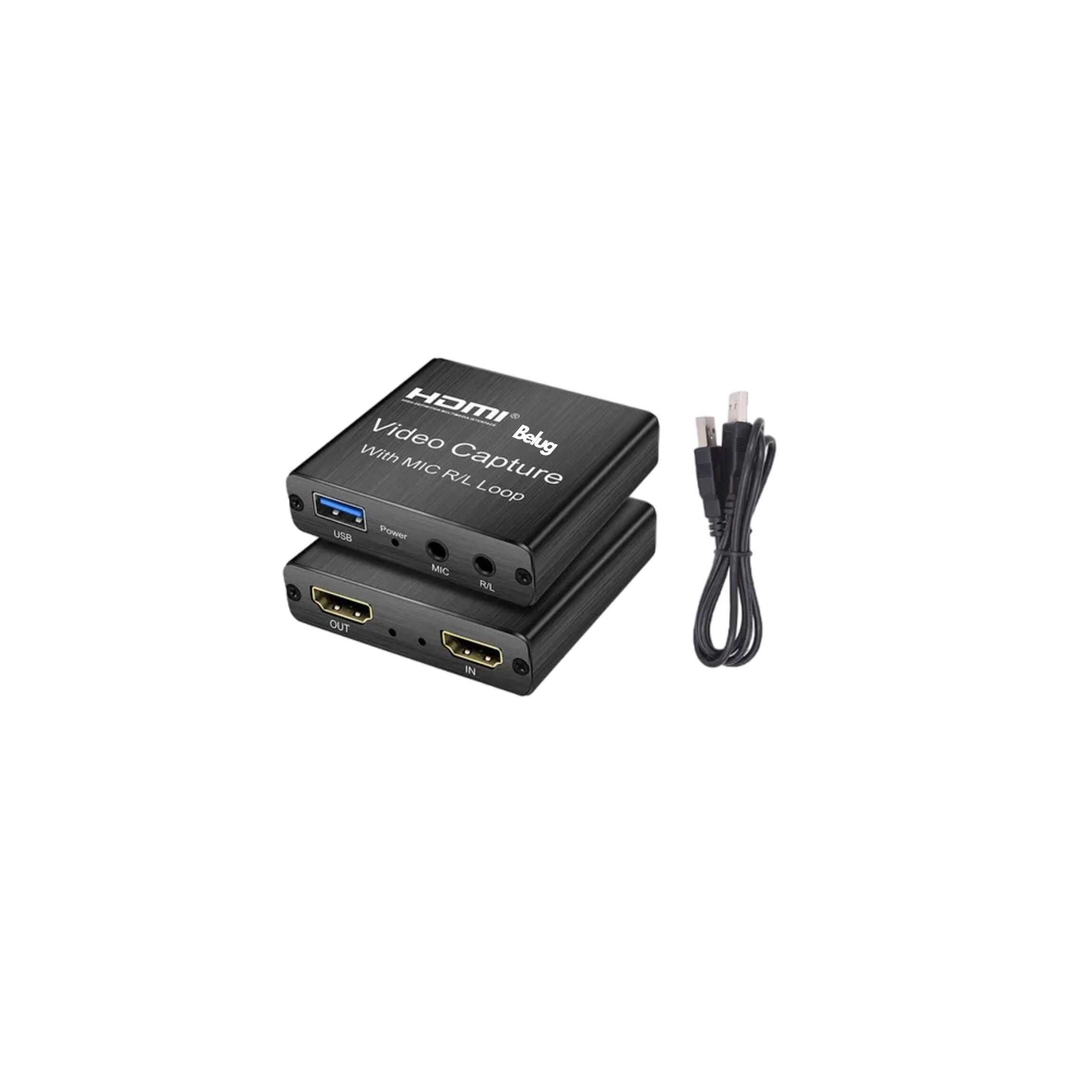 Foto 3 pulgar | Tarjeta De Captura Hdmi Full Hd 1080p 60fps De Audio Y Vídeo, Belug Negro
