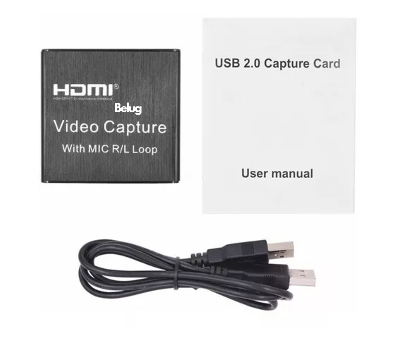 Foto 5 pulgar | Tarjeta De Captura Hdmi Full Hd 1080p 60fps De Audio Y Vídeo, Belug Negro