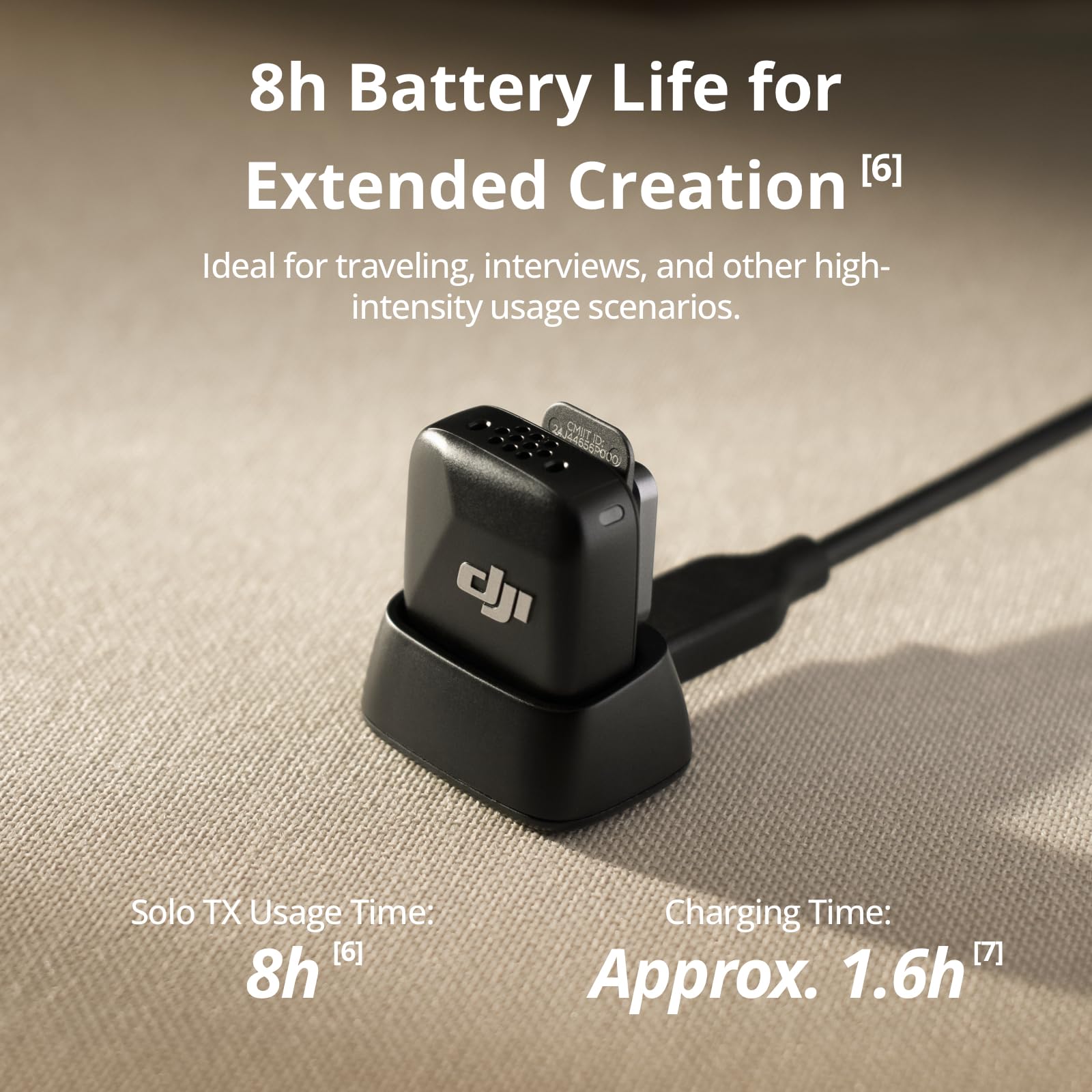 Foto 4 | Micrófono Inalámbrico Dji Mic Mini Transmisor Negro - Venta Internacional.
