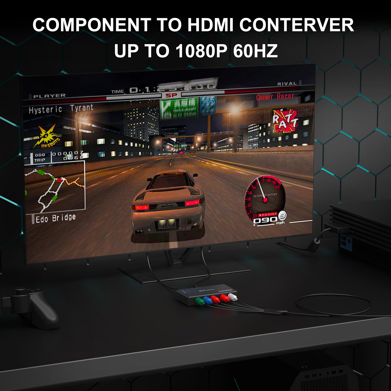 Foto 3 pulgar | Convertidor De Componentes A Hdmi Porta 5 Rca Ypbpr A Hdmi - Venta Internacional.