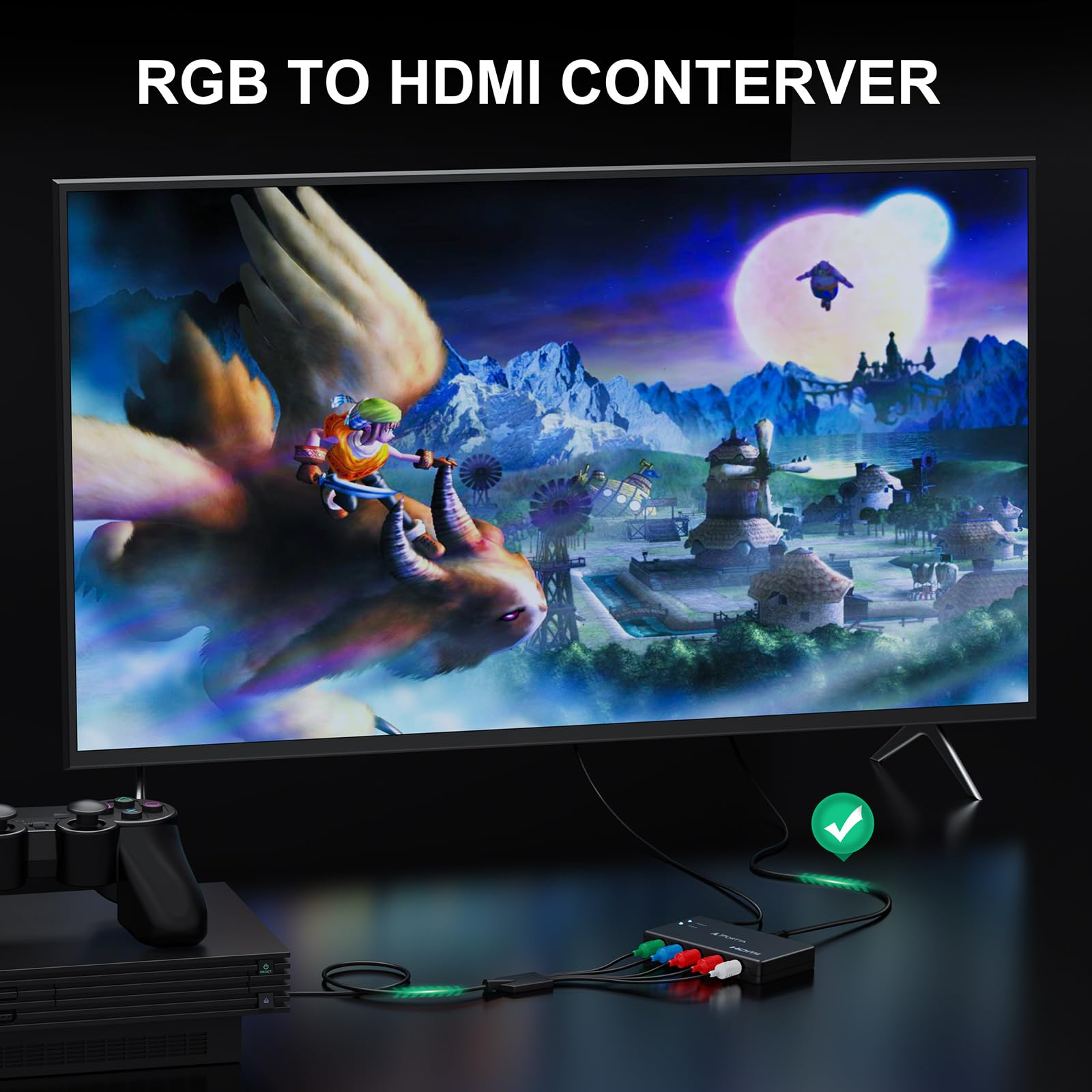 Foto 5 pulgar | Convertidor De Componentes A Hdmi Porta 5 Rca Ypbpr A Hdmi - Venta Internacional.