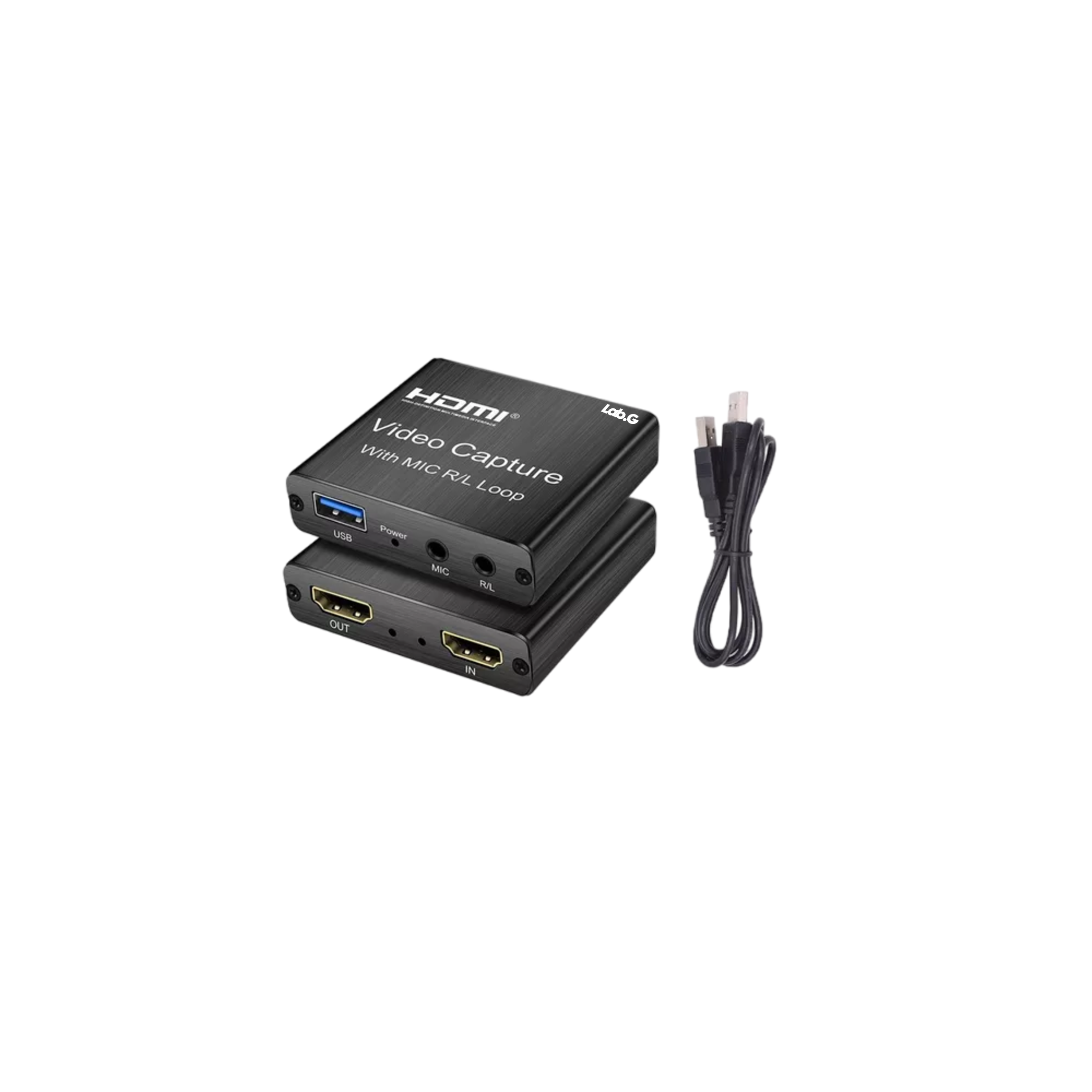 Tarjeta De Captura Lab.g Hdmi Full Hd 1080p 60fps De Audio Y Vídeo, Negro