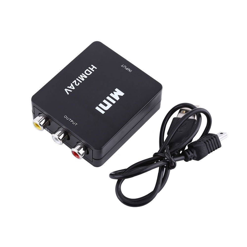 Adaptador Y Conversor Hdmi A Rca De Vídeo Compuesto Y Audio 1080p - Venta Internacional.