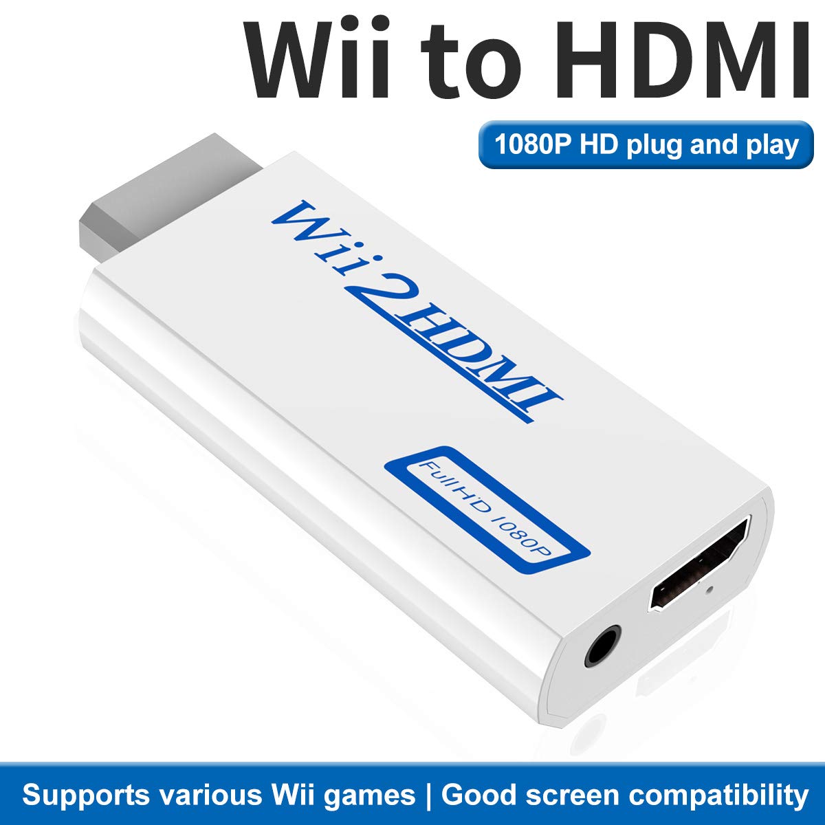 Foto 4 pulgar | Adaptador Wii A Hdmi Snllmzi 1080p 720p Con Audio - Venta Internacional.