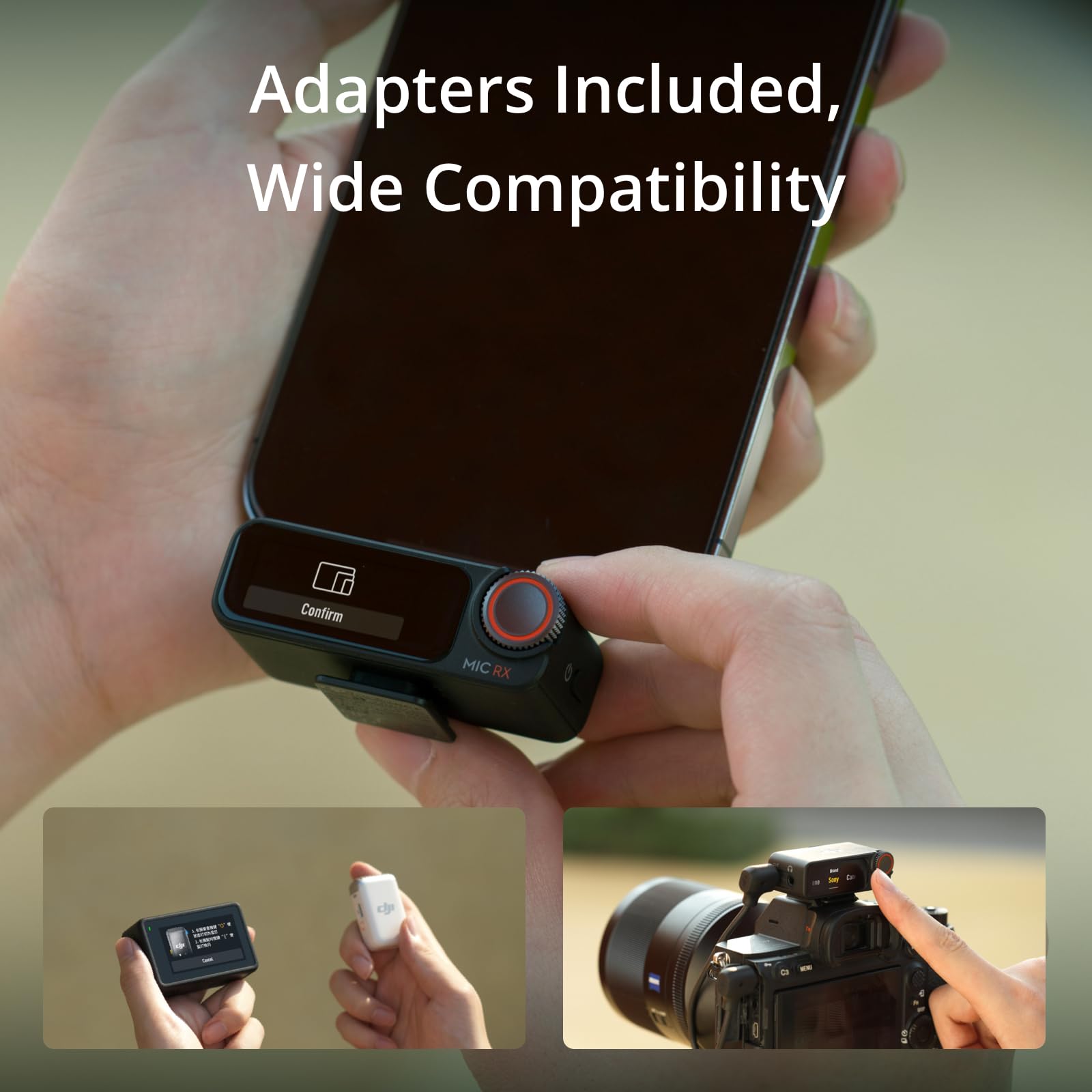 Foto 6 | Micrófono Inalámbrico Dji Mic 2 (1 Tx + 1 Rx) Para Iphone, Android - Venta Internacional.