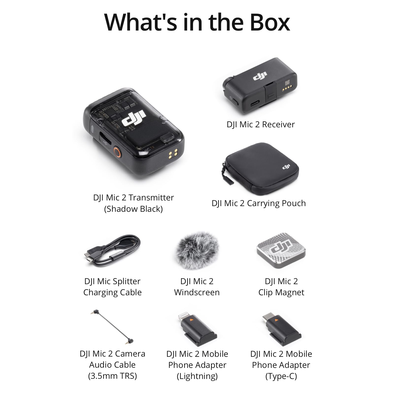 Foto 7 | Micrófono Inalámbrico Dji Mic 2 (1 Tx + 1 Rx) Para Iphone, Android - Venta Internacional.