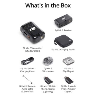Foto 7 | Micrófono Inalámbrico Dji Mic 2 (1 Tx + 1 Rx) Para Iphone, Android - Venta Internacional.