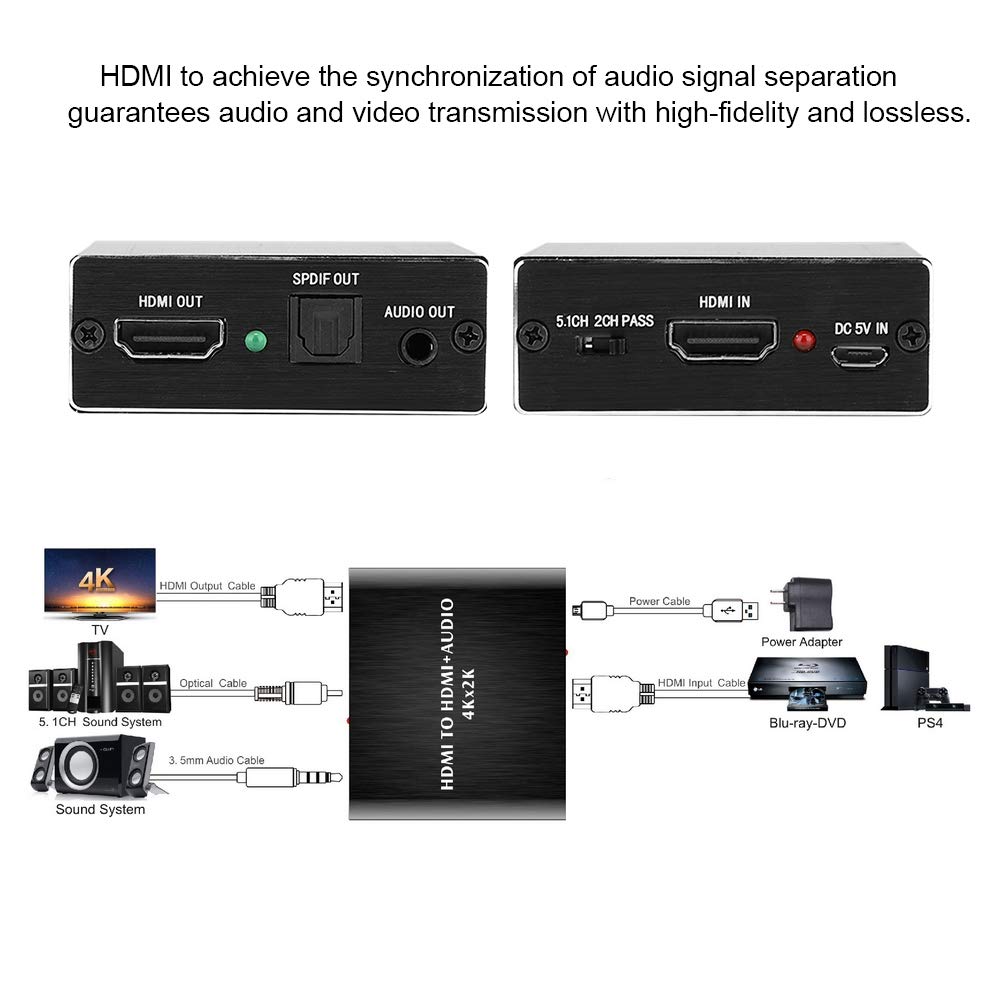 Foto 7 pulgar | Convertidor De Audio Dioche Analógico A Digital 4k X 2k 1.4 5.1 - Venta Internacional.