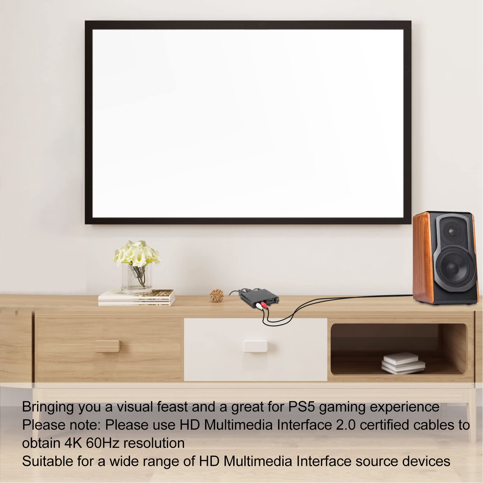 Foto 3 pulgar | Convertidor Extractor De Audio Hdmi 2.0 Yoidesu Ay114 4k 60hz - Venta Internacional.
