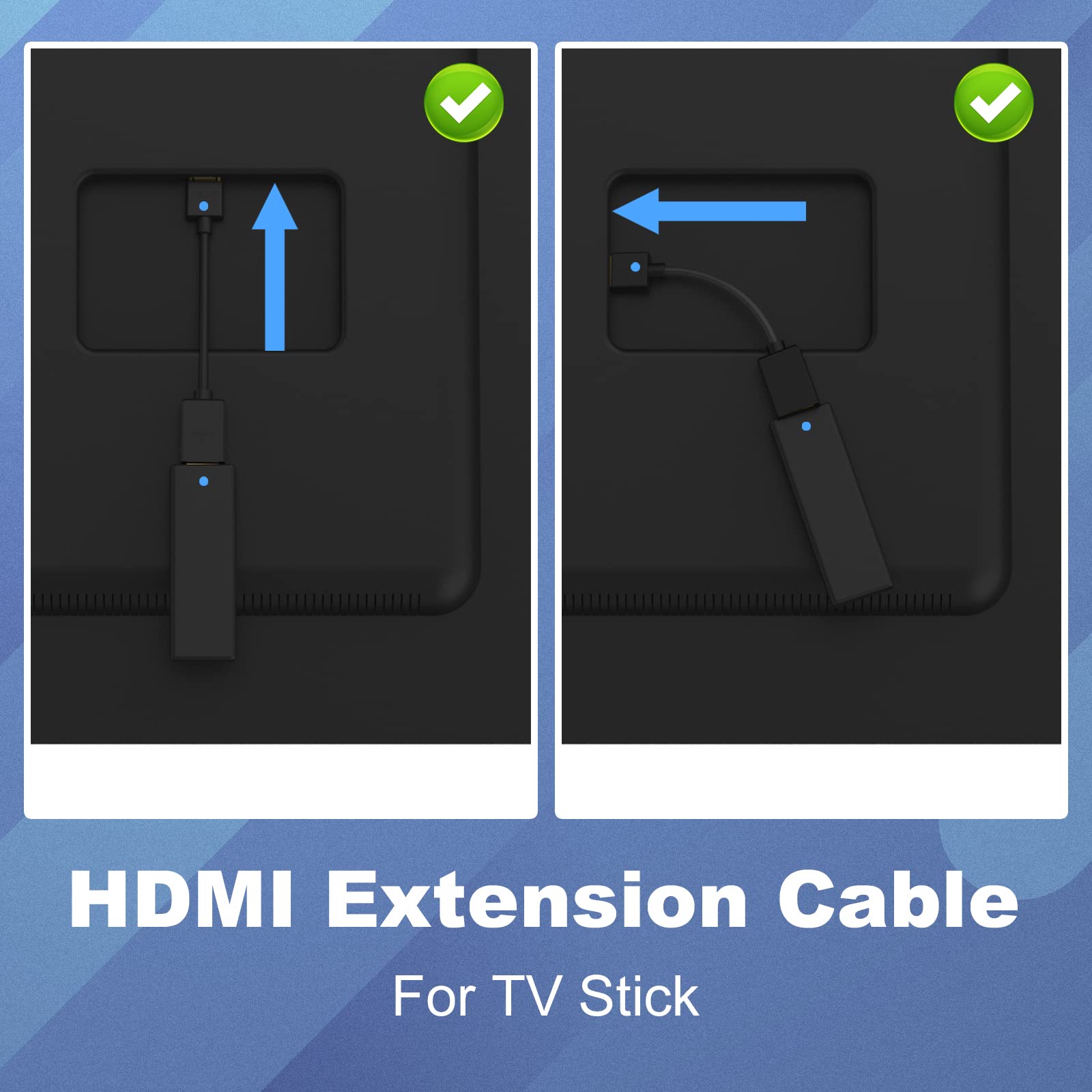 Foto 3 pulgar | Extensión De Adaptador Giratorio Hdmi Macho A Hembra De 14 Cm, Paquete De 2 Vce - Venta Internacional.