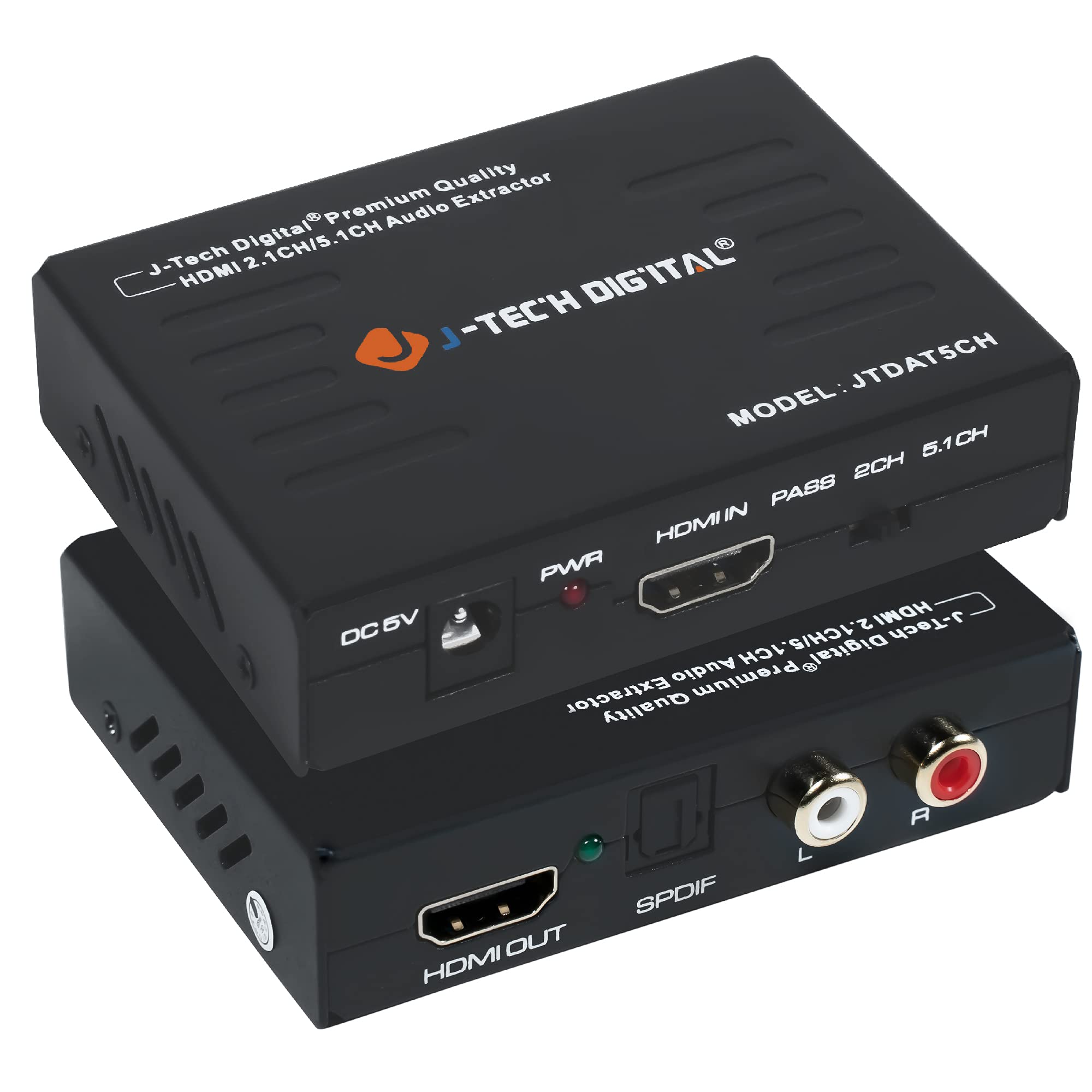 Convertidor Extractor De Audio J-tech Digital Hdmi A Hdmi 1080p - Venta Internacional.