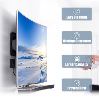 Foto 5 | Brush Wall Plate Vce, Certificado Ul, Cable Pasante, Paquete De 2 Unidades, Color Negro - Venta Internacional.