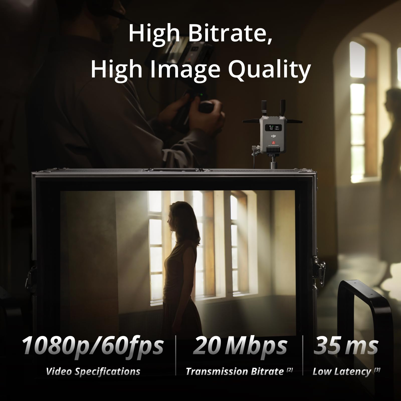Foto 5 | Receptor De Transmisión Sdr Dji Sdr 3 Km 1080p/60 Fps Rx Únicamente - Venta Internacional.