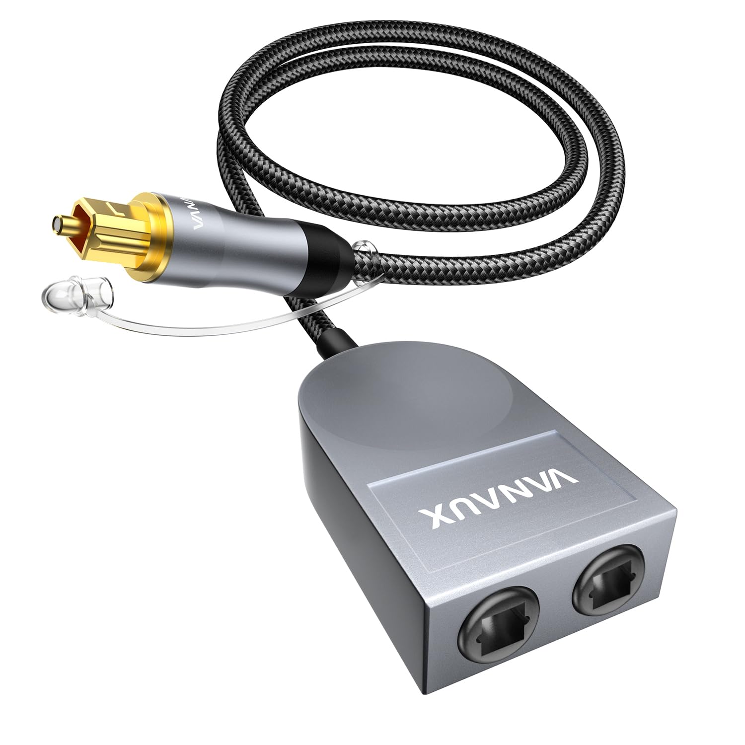 Divisor De Cable De Audio Óptico Vanaux 1 Entrada 2 Salidas Fiber Toslink - Venta Internacional.