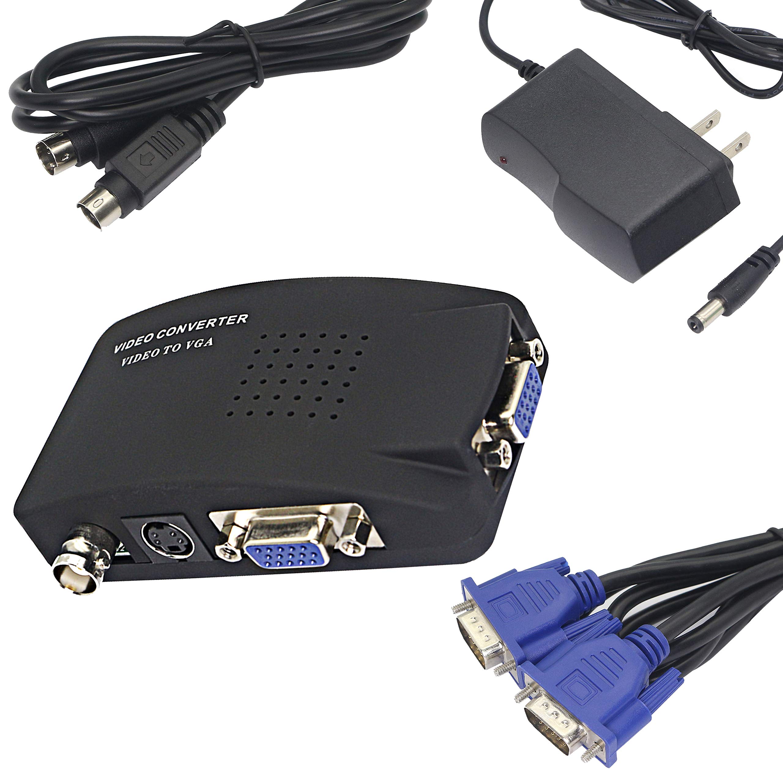Foto 6 pulgar | Convertidor De Vídeo Xmsjsiy Bnc A Vga, S-video A Vga Pal/ntsc - Venta Internacional.