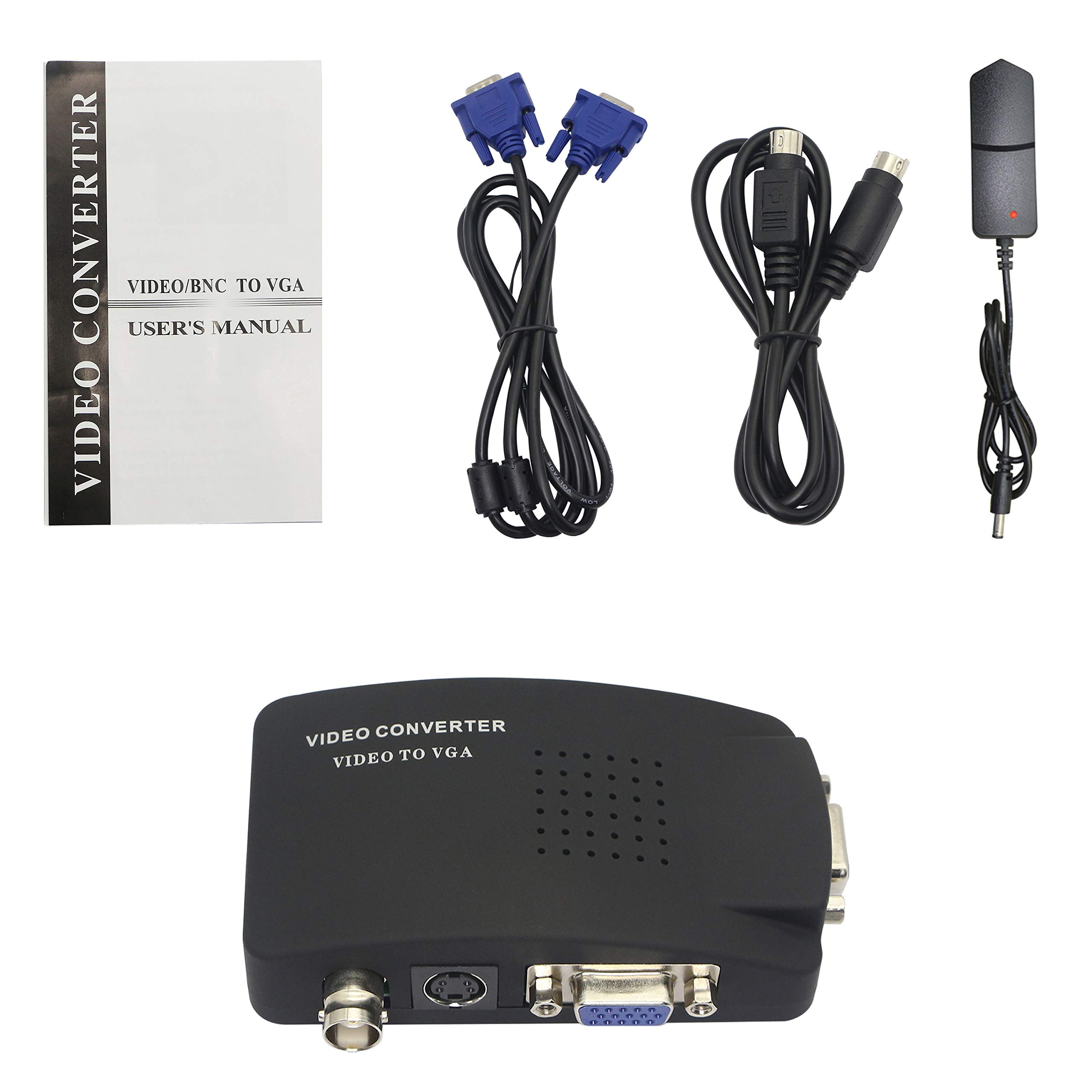 Foto 6 | Convertidor De Vídeo Xmsjsiy Bnc A Vga, S-video A Vga Pal/ntsc - Venta Internacional.