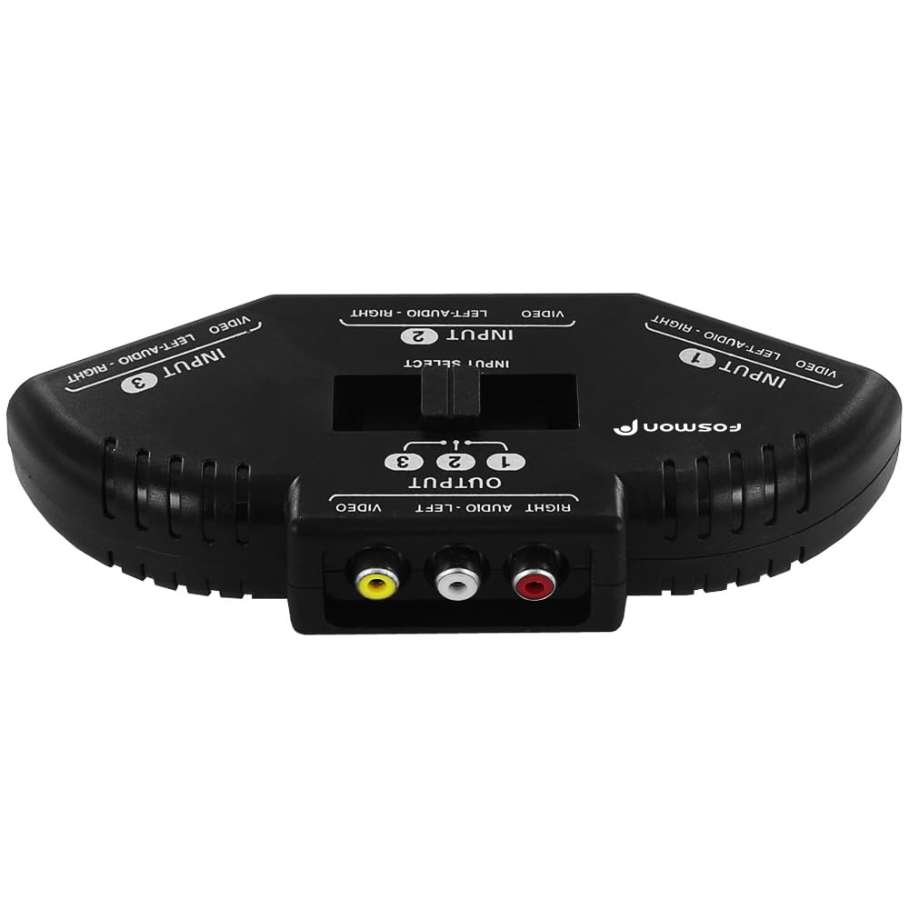 Foto 6 pulgar | Divisor Rca Fosmon A1602 Con Caja De Conmutación De Audio/vídeo De 3 Vías - Venta Internacional.