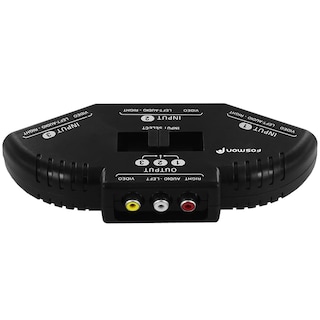 Foto 5 | Divisor Rca Fosmon A1602 Con Caja De Conmutación De Audio/vídeo De 3 Vías - Venta Internacional.