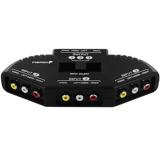 Foto 6 | Divisor Rca Fosmon A1602 Con Caja De Conmutación De Audio/vídeo De 3 Vías - Venta Internacional.