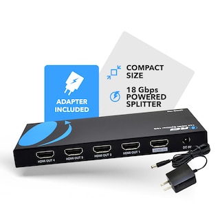 Foto 3 | Divisor Hdmi Orei Ultrahd 4k A 60 Hz 1x4 4 Puertos Hdmi 2.0 - Venta Internacional.