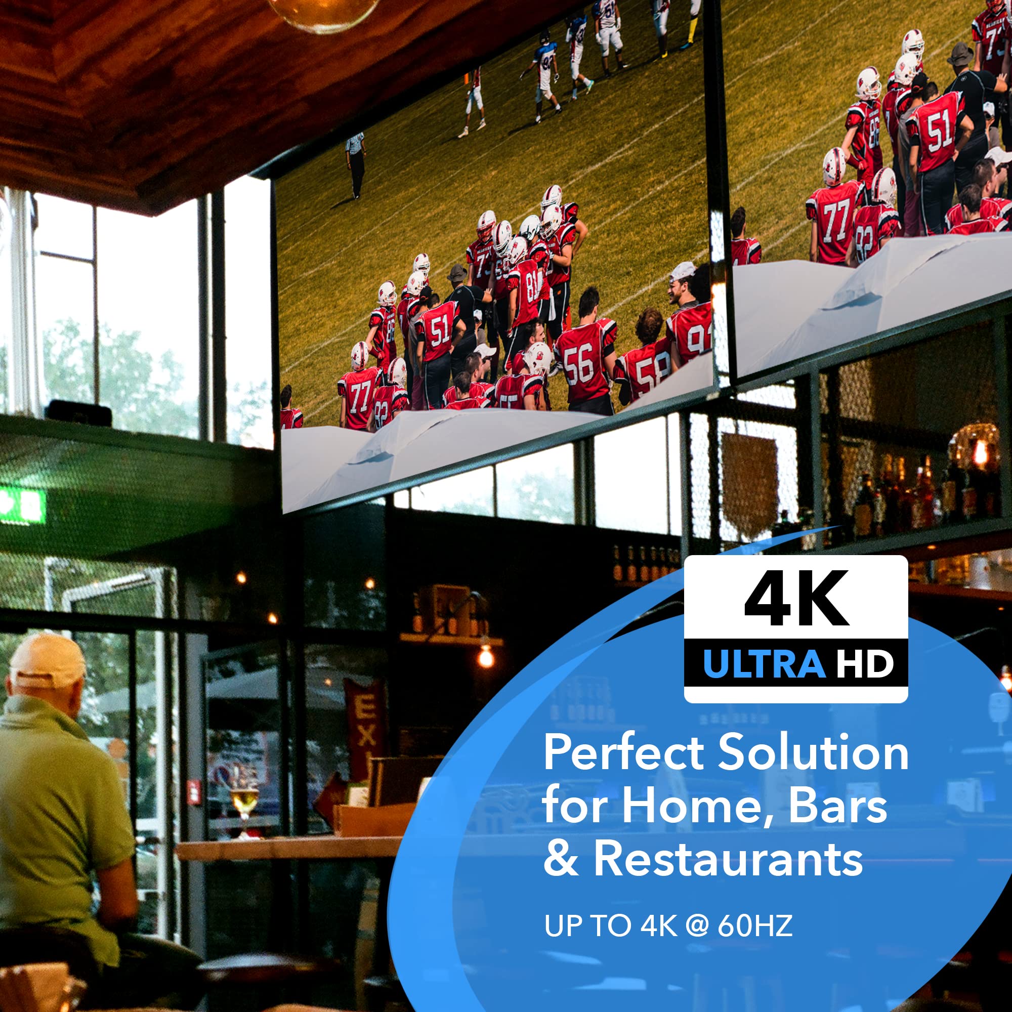 Foto 7 pulgar | Divisor Hdmi Orei Ultrahd 4k A 60 Hz 1x4 4 Puertos Hdmi 2.0 - Venta Internacional.