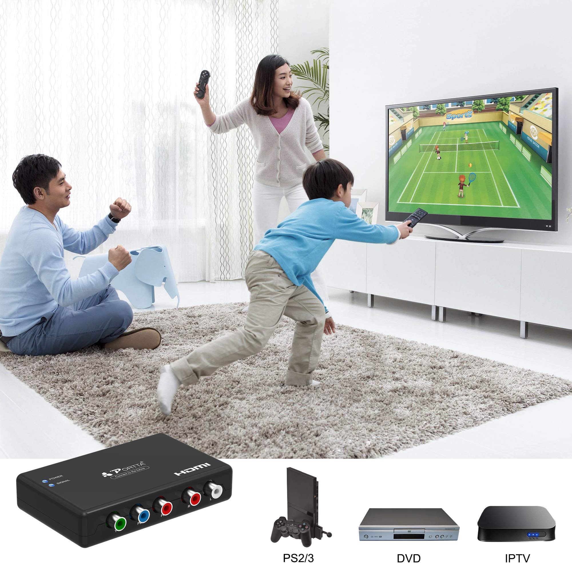 Foto 5 pulgar | Puerto Conversor De Componentes A Hdmi Compatible Con 1080p 60 Hz - Venta Internacional.