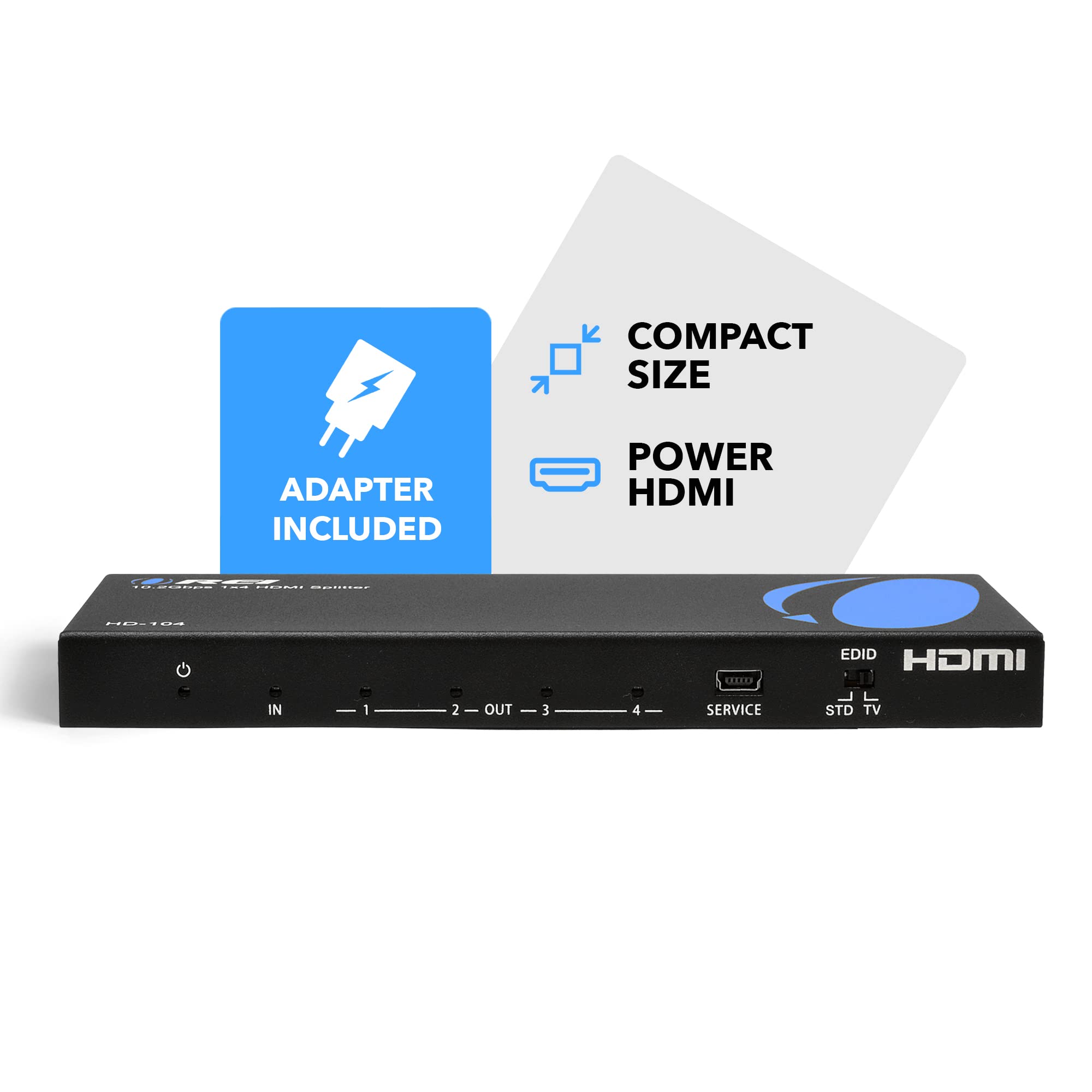 Foto 3 pulgar | Divisor Hdmi Orei 1x4 4k @60hz Hdmi 2.0 Con Hdcp 2.2 - Venta Internacional.