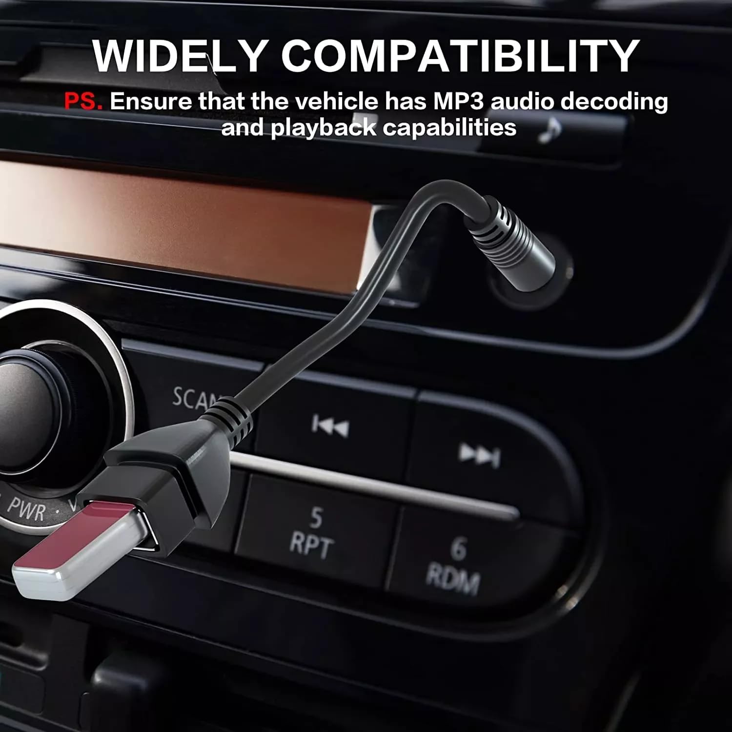 Foto 4 | Adaptador De Audio Usb A Conector De 3,5 Mm, 2 Paquetes Para Reproducir Música En El Coche - Venta Internacional.
