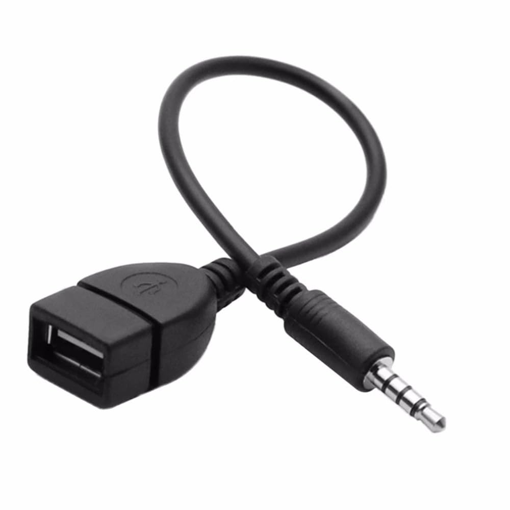 Foto 7 | Adaptador De Audio Usb A Conector De 3,5 Mm, 2 Paquetes Para Reproducir Música En El Coche - Venta Internacional.