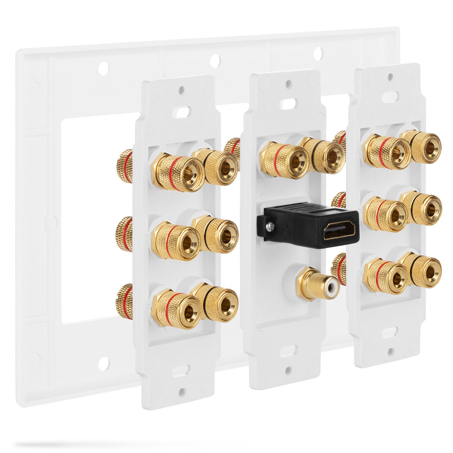 Foto 6 pulgar | Placa De Pared Fosmon Hd8006 De 3 Elementos Con Distribución Envolvente 7.1 - Venta Internacional.