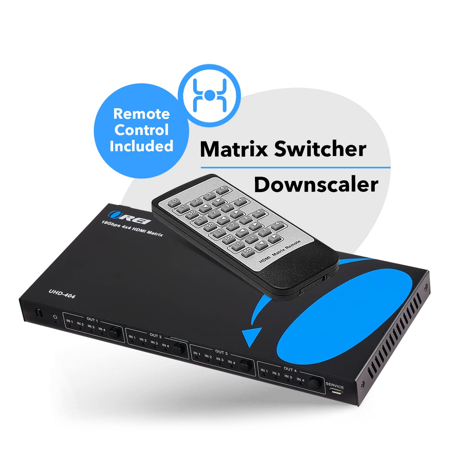 Foto 4 pulgar | Conmutador/divisor Matricial Hdmi 4k Orei 4x4 (4 Entradas, 4 Salidas) - Venta Internacional.