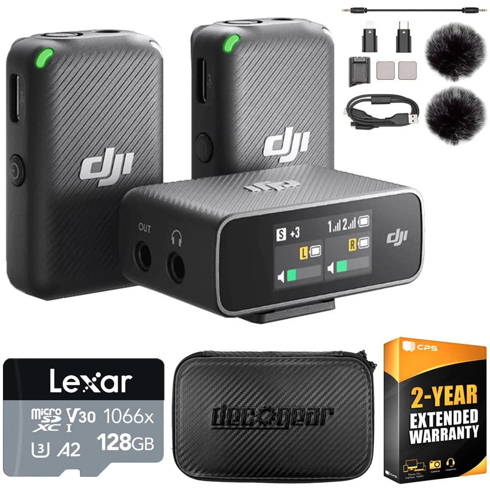Sistema De Micrófono Inalámbrico Dji Mic Con Paquete De Grabadora De Audio - Venta Internacional.