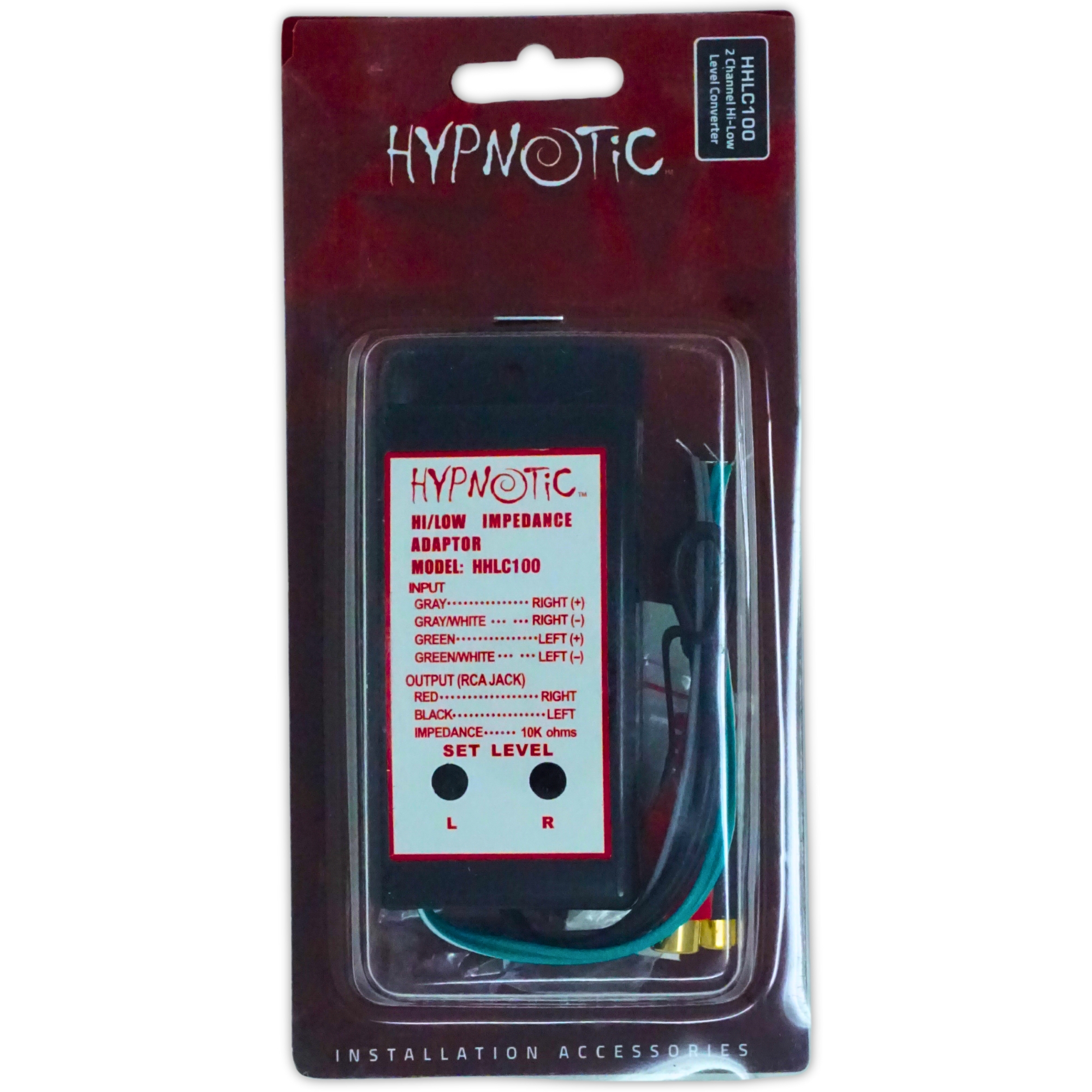 Convertidor Hi/low Hypnotic Hhlc100 2 Canales Con Adaptador