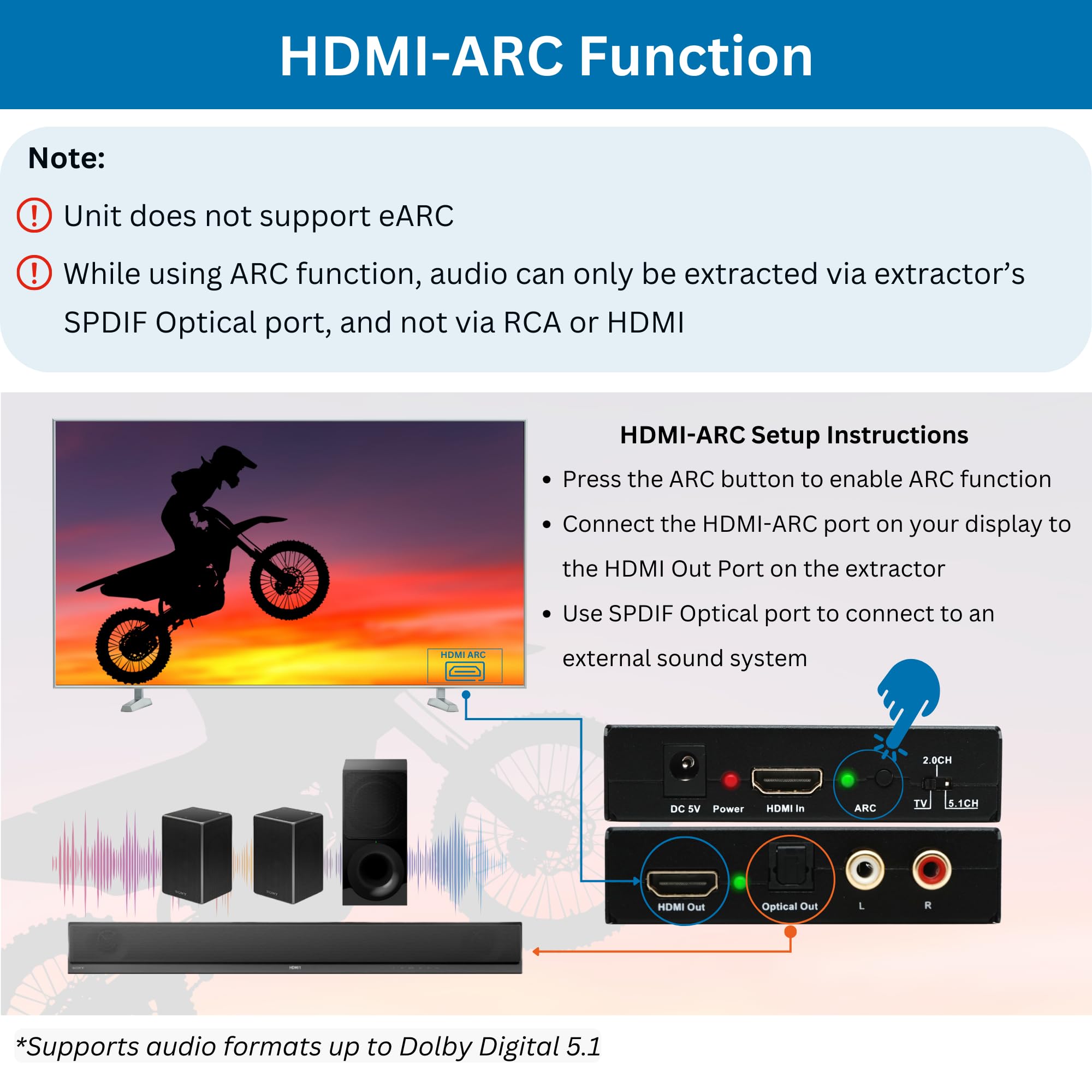 Foto 3 pulgar | Extractor De Audio Hdmi J-tech Digital 4k 60 Hz Hdmi 2.0 [jtd18g-h5ch2] - Venta Internacional.