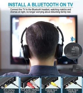 Foto 5 | Transmisor/receptor Audio Estéreo Adaptador Bluetooth5.0 Lab.g Negro
