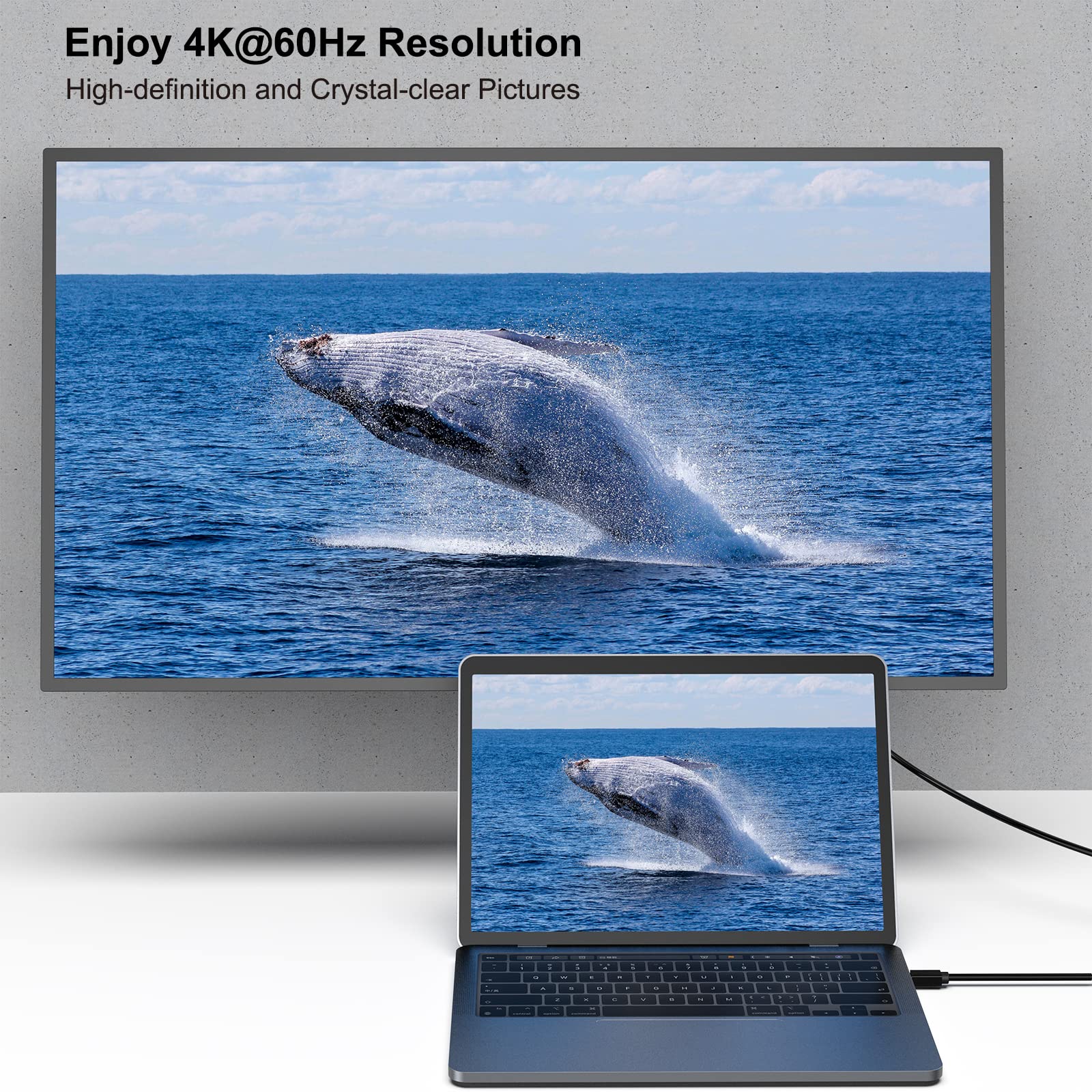 Foto 3 pulgar | Cable Benfei Mini Displayport A Displayport 4k @60hz 4k - Venta Internacional.