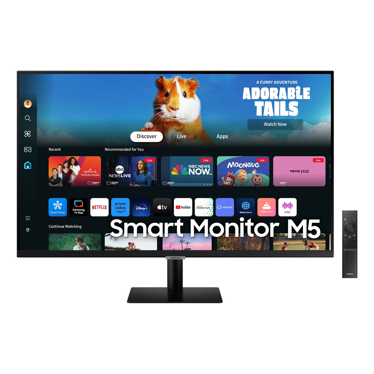Monitor Samsung 32 Pulgadas M5 Fhd  Ls32dm500elxzx