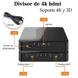 Foto 3 | Divisor Hdmi Amplificador Eo Safe Imports ESI-673 color Negro