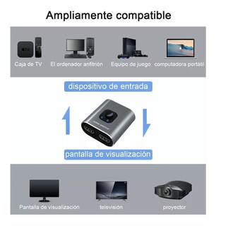 Foto 3 | Switch de Hdmi Eo Safe Imports Esi4276 2 en 1