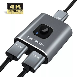 Foto 2 | Switch HDMI 2 en 1 Bidireccional Eo Safe Imports ESI-6322 color Plata