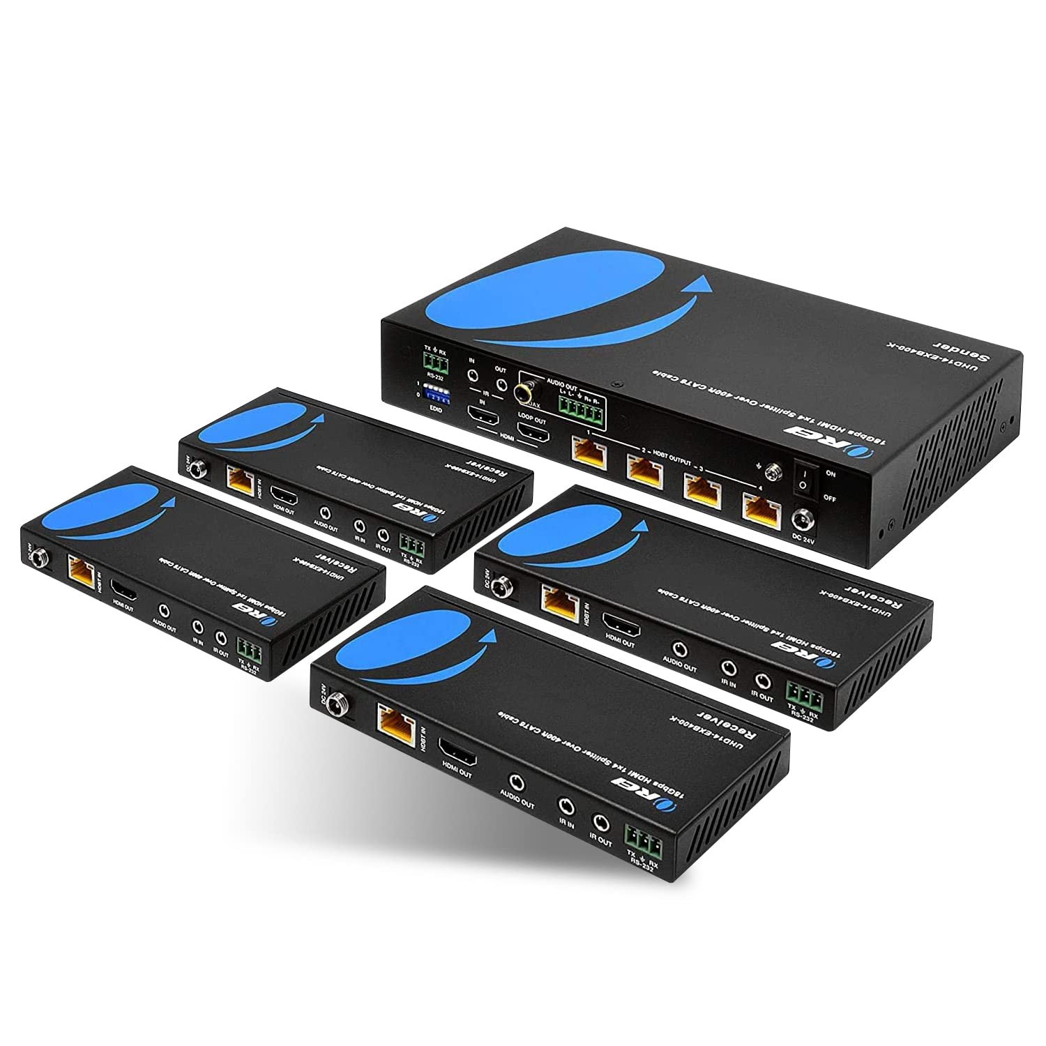 Foto 2 pulgar | Divisor Extensor Hdmi Orei 1x4 Hdbaset 4k 60 Hz 4:4:4 Hdcp 2.2 - Venta Internacional.