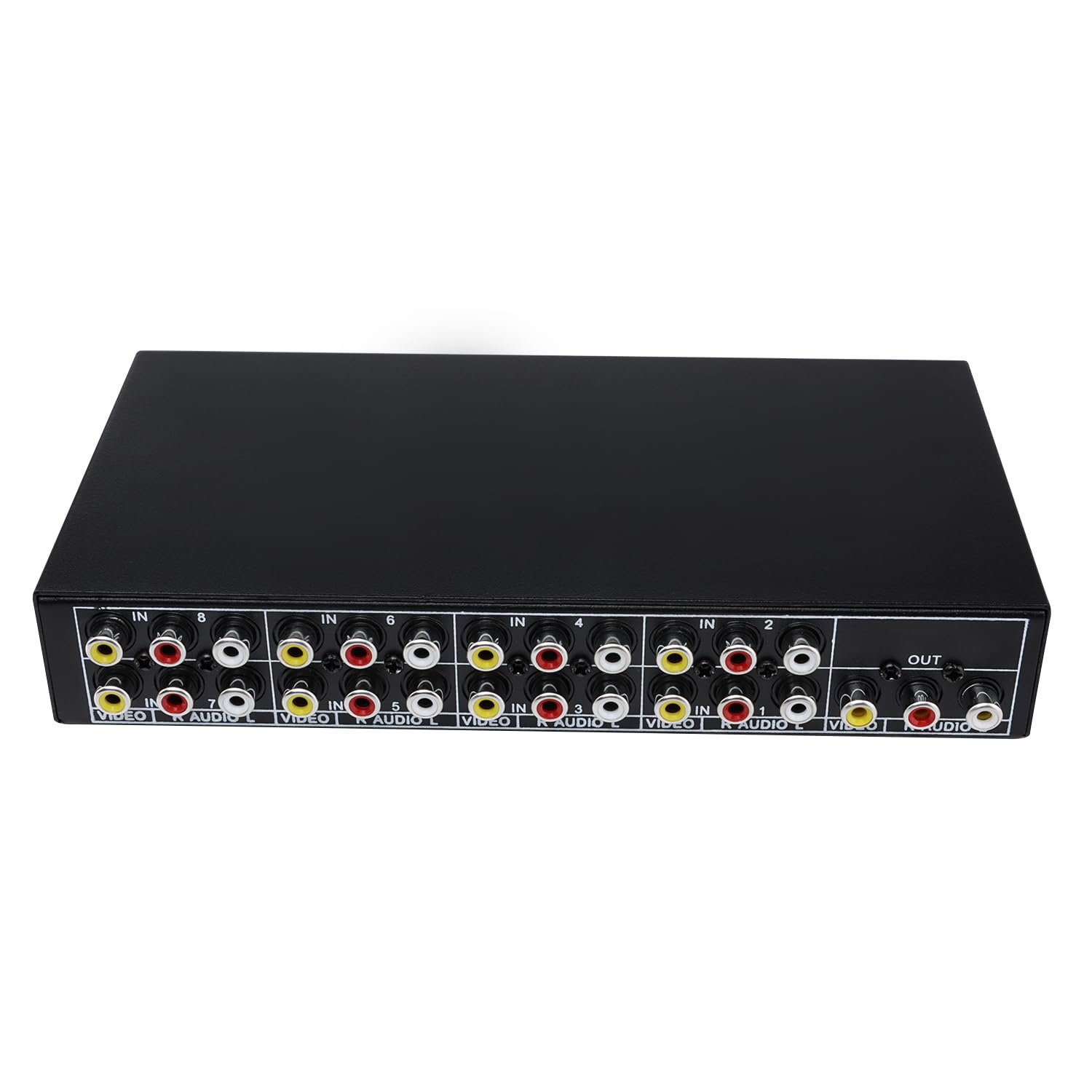 Foto 3 | Conmutador Av Composite 3 Rca De Vídeo Y Audio 8x1 Hdtv Lcd Dvd - Venta Internacional.