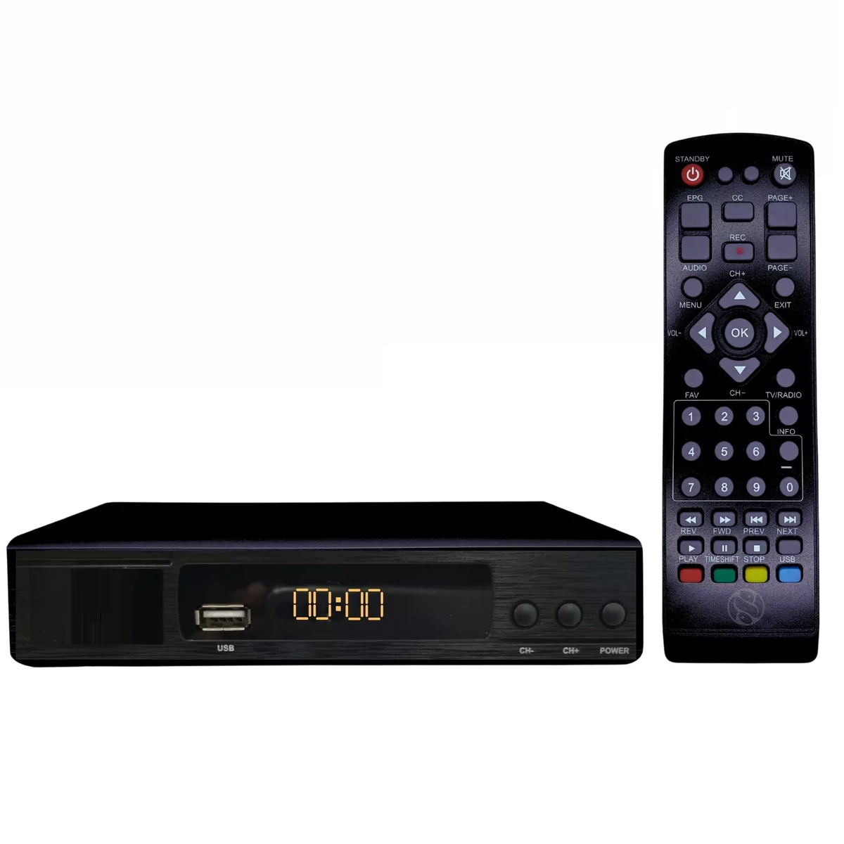 Foto 2 pulgar | Decodificador Tv Convertidor Digital Full Hd 1080p Eo Safe Imports Esi-12686 Negro