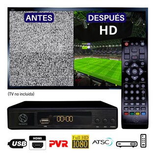 Foto 2 | Decodificador Tv Convertidor Digital Full Hd 1080p Eo Safe Imports Esi-12686 Negro