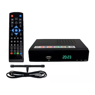 Foto 1 | Decodificador Convertidor Digital Tv Full Hd 1080p + Antena Eo Safe Imports Esi-16049 Negro