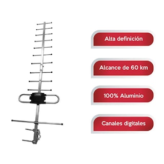 Foto 2 | Antena Aérea Master Externa 11 Elemntos Uhf color Blanco
