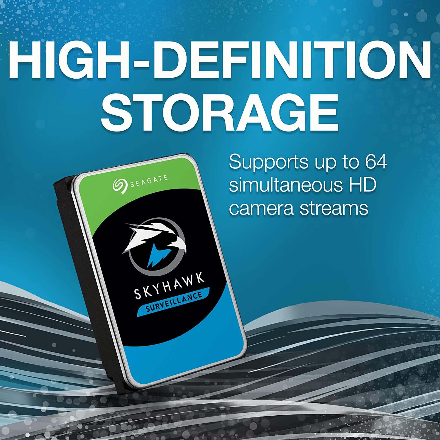 Foto 3 | Disco Duro Interno Seagate Skyhawk 1tb Surveillance Sata