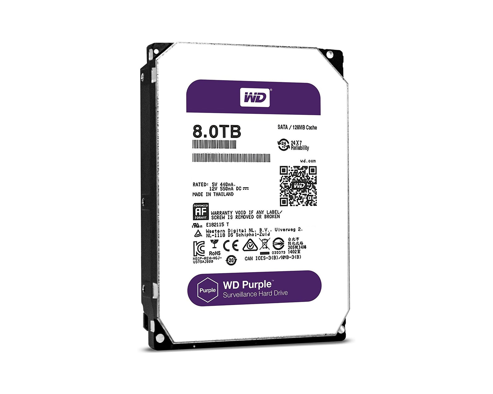 Foto 2 pulgar | Disco Duro Wd Nuevo 8tb 3.5'' Purple Wd80purz