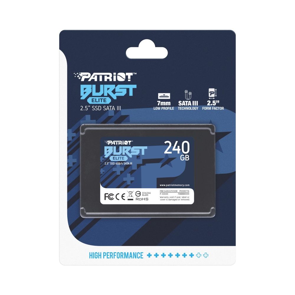 Foto 2 pulgar | Unidad SSD Patriot Burst 2.5 240gb Pbe240gs25ssdr