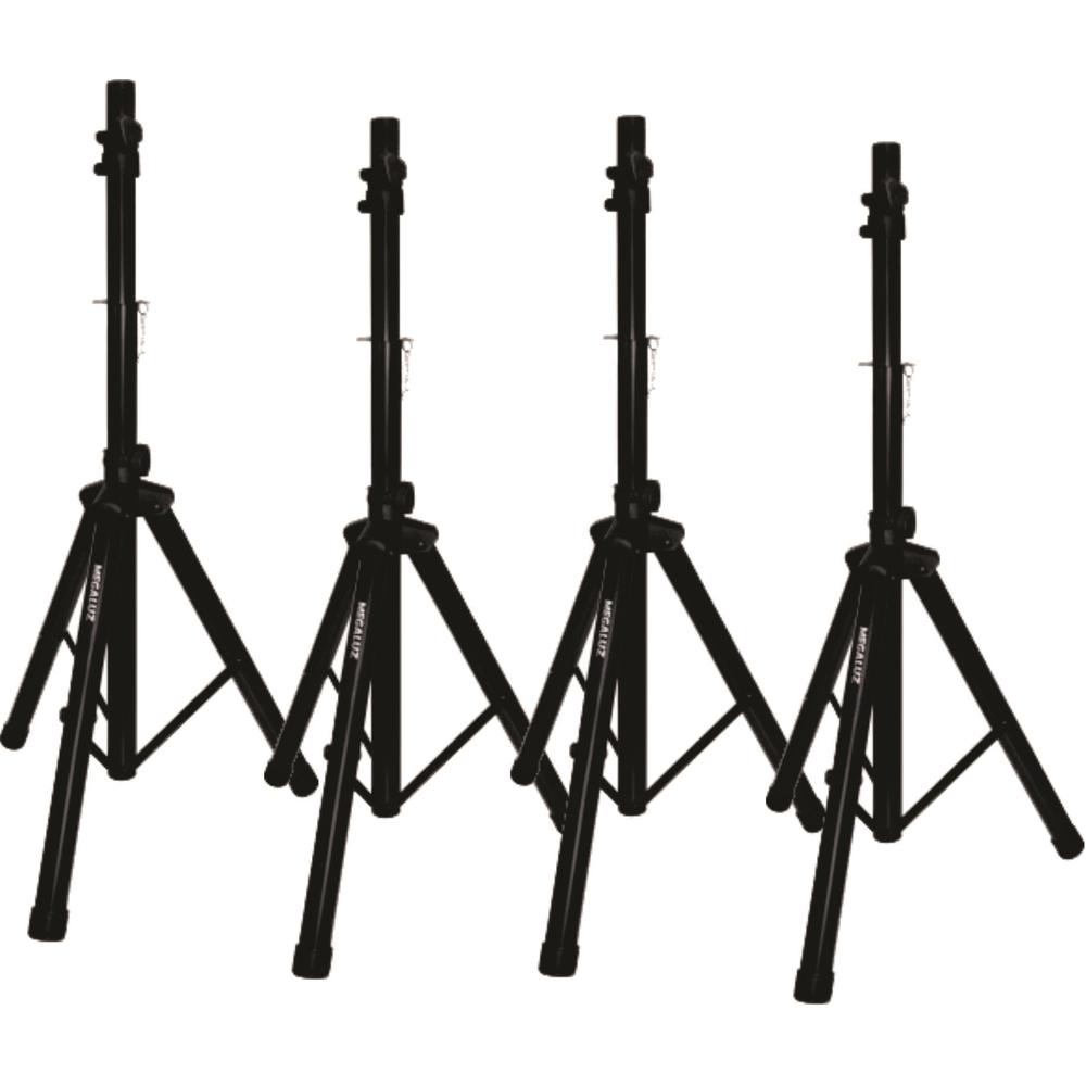Pedestal para Bafle Megaluz color Negro 4 Piezas
